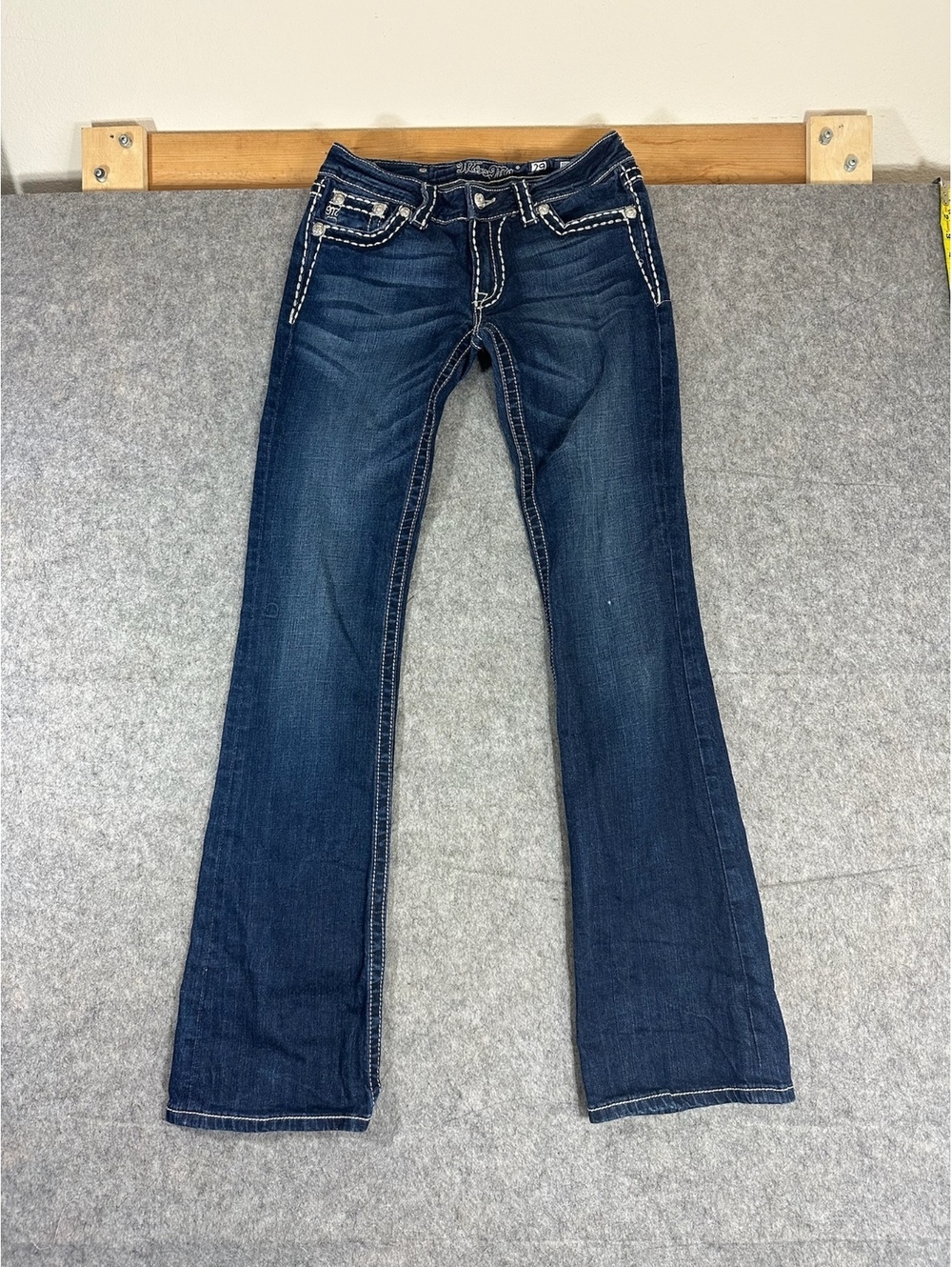 Miss Me dark wash bootcut jeans womens Size 29